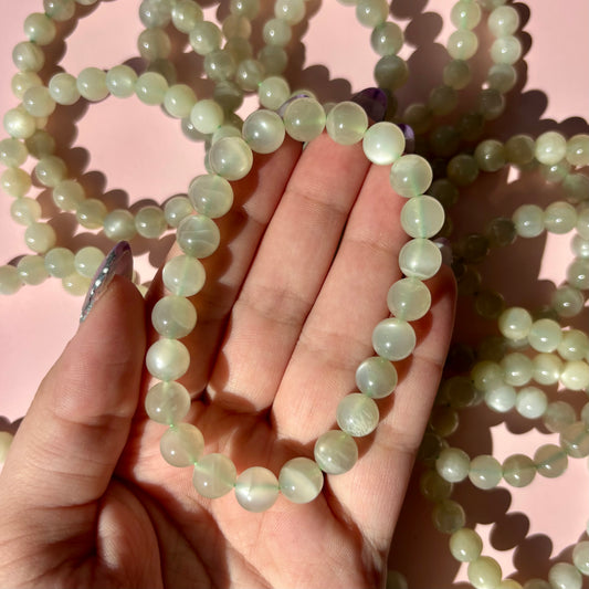 SAGE GREEN MOONSTONE BRACELET