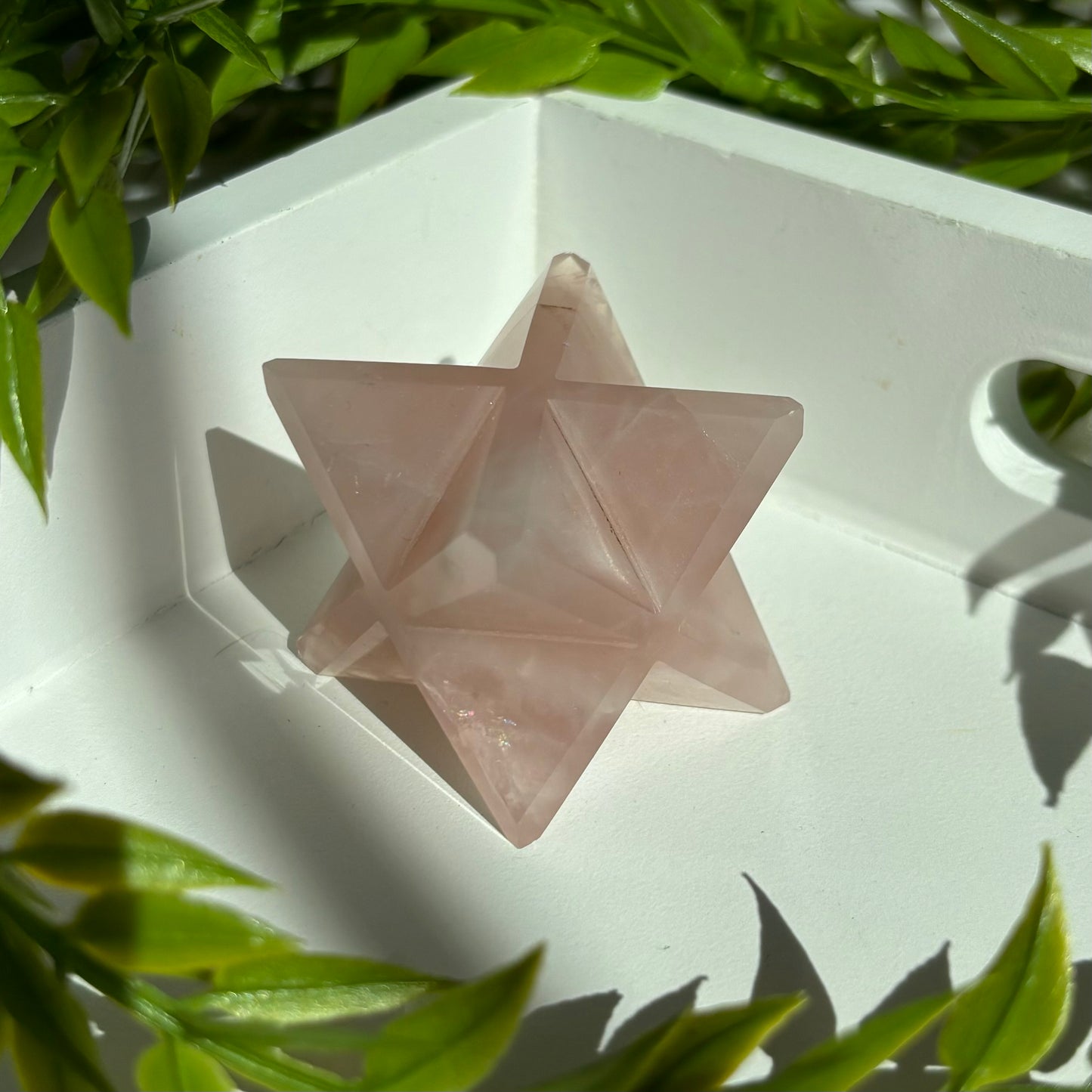 ROSE QUARTZ MERKABA