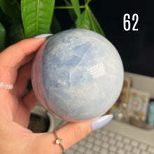 Load image into Gallery viewer, BLUE CALCITE SPHERES
