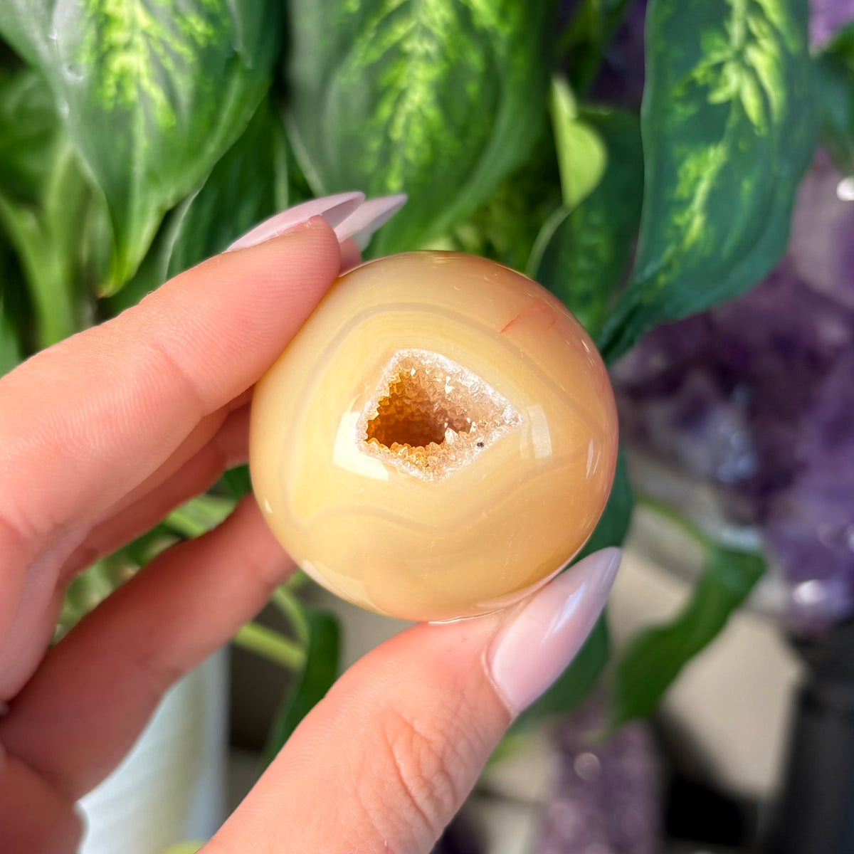 AGATE DRUZY SPHERES