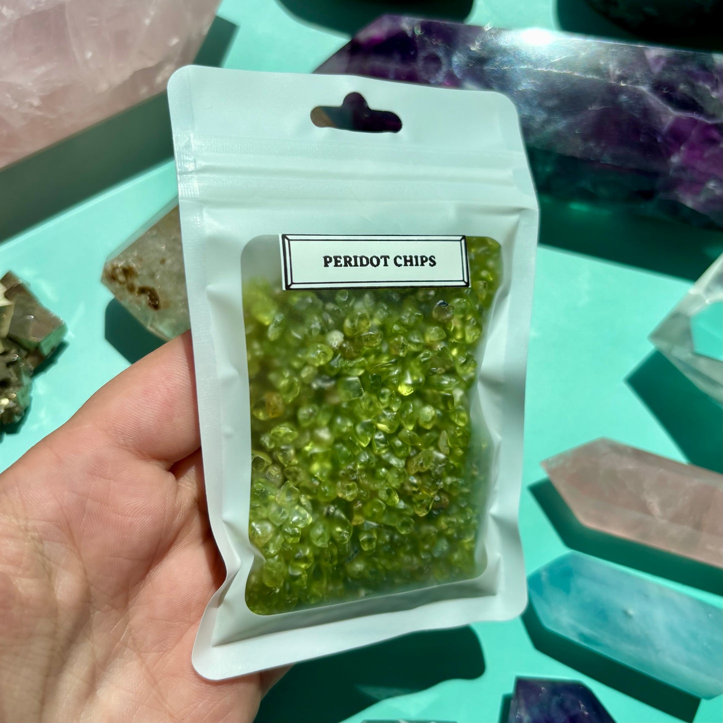 PERIDOT CHIPS - (100g)