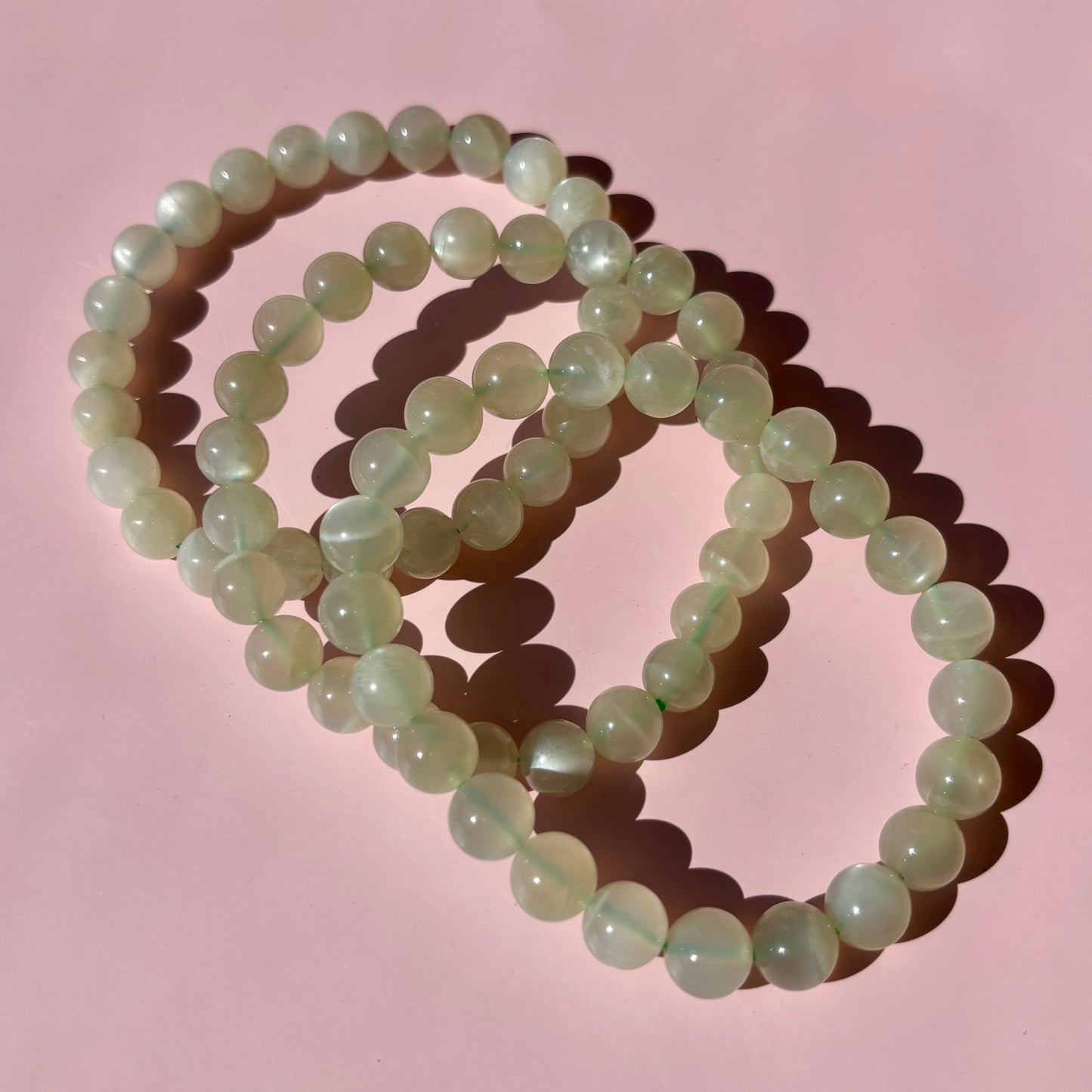 SAGE GREEN MOONSTONE BRACELET