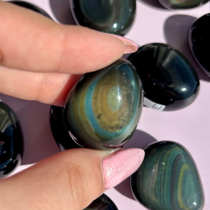 RAINBOW OBSIDIAN MINI PALMSTONES