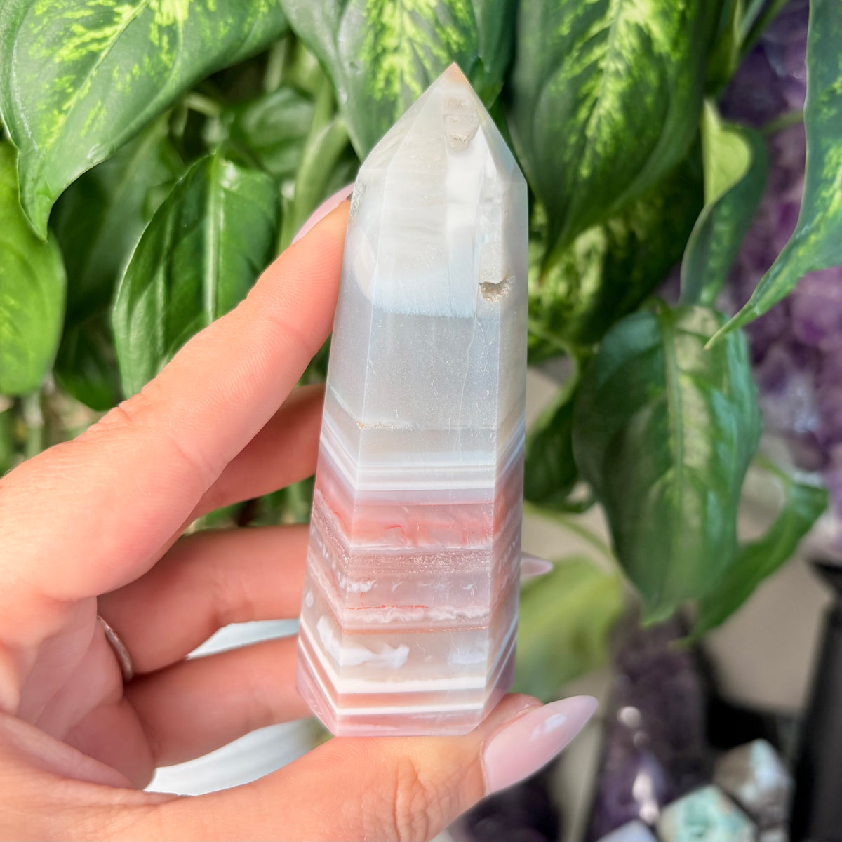 STRIPE AGATE TOWERS