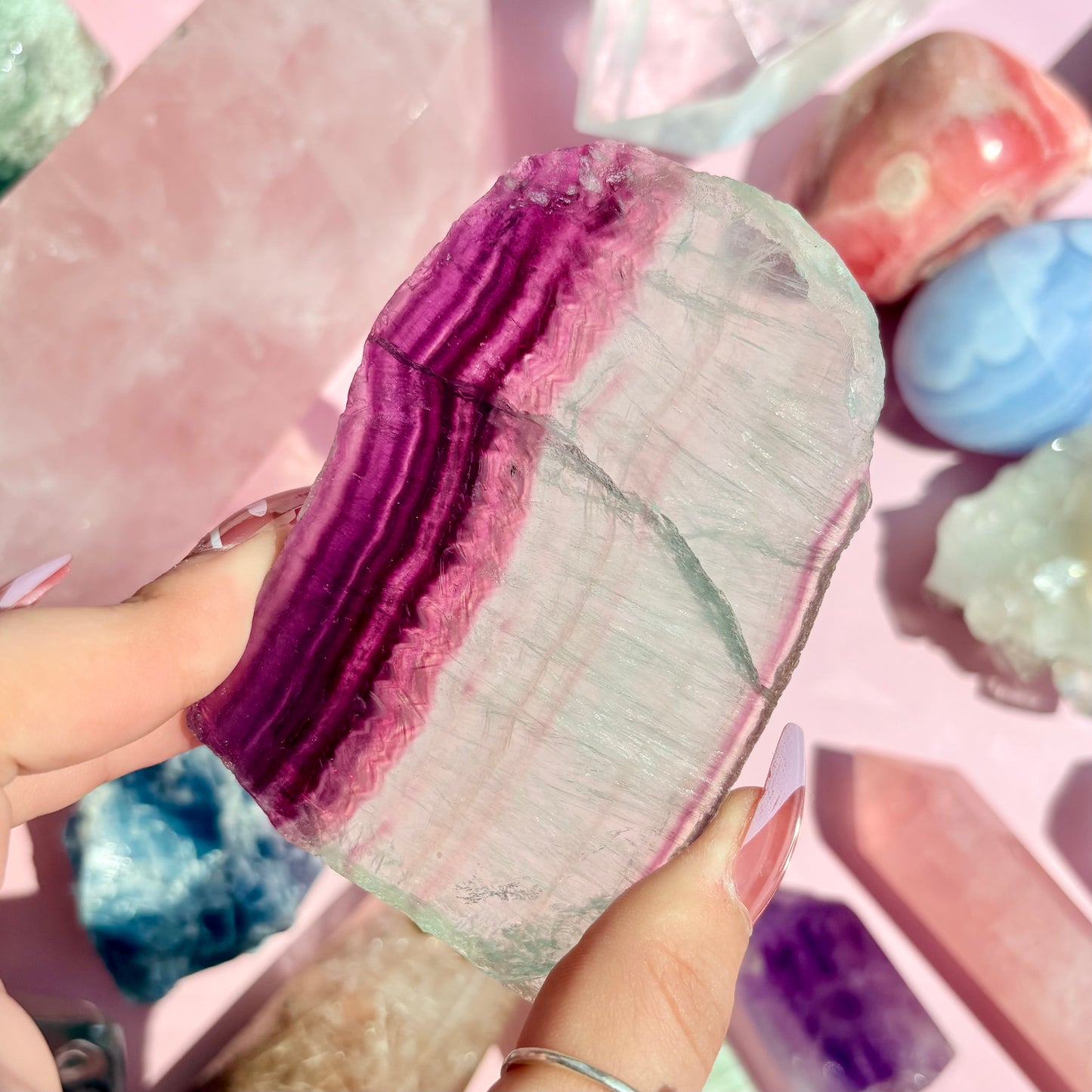 FLUORITE SLABS