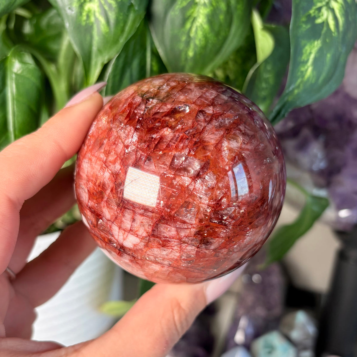 FIRE QUARTZ SPHERES