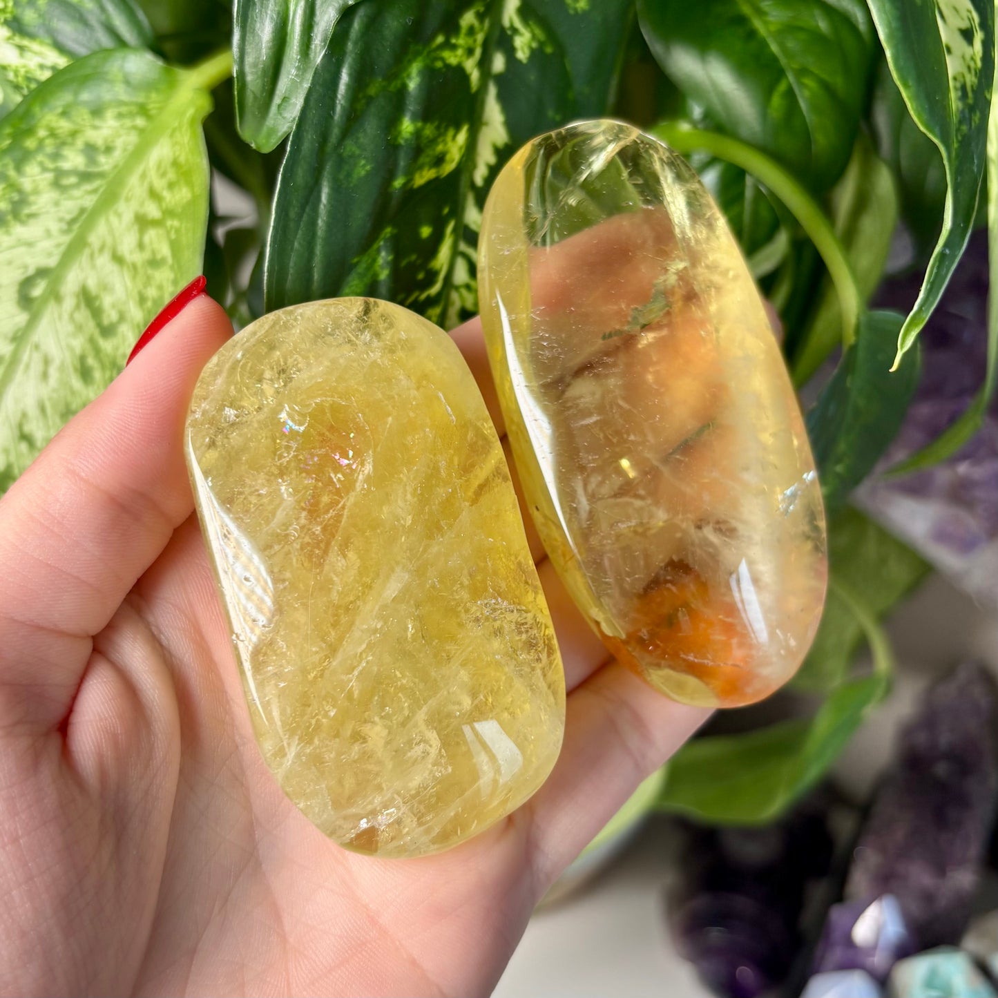 CITRINE PALMSTONES