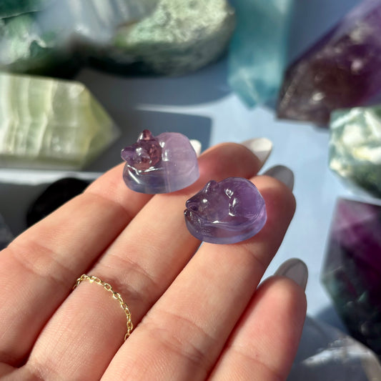FLUORITE CAT - MINI