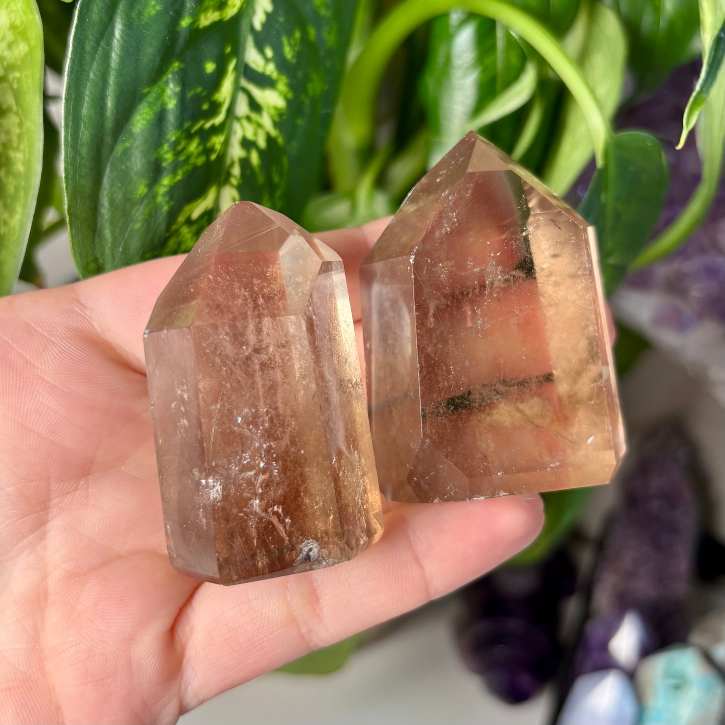 SMOKY QUARTZ TOWERS