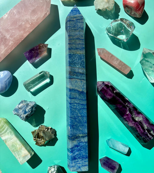 XL BLUE AVENTURINE TOWERS