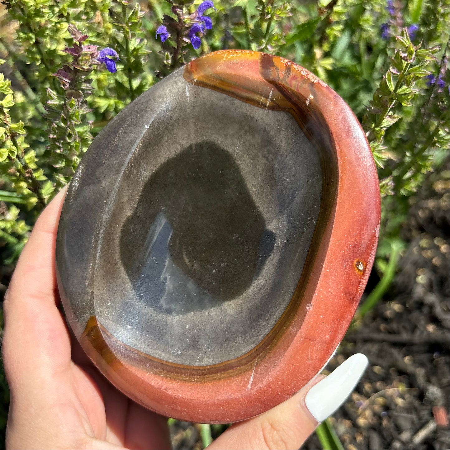 POLYCHROME JASPER BOWL