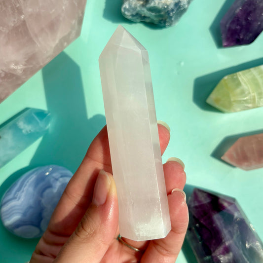 PINK MANGANO CALCITE TOWERS
