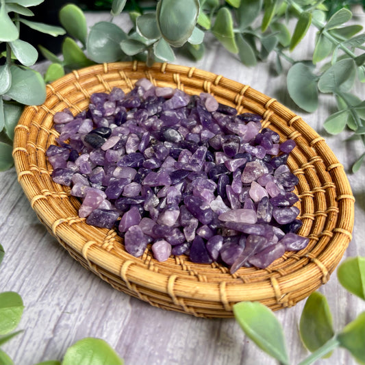 LEPIDOLITE CHIPS - 100 GRAMS