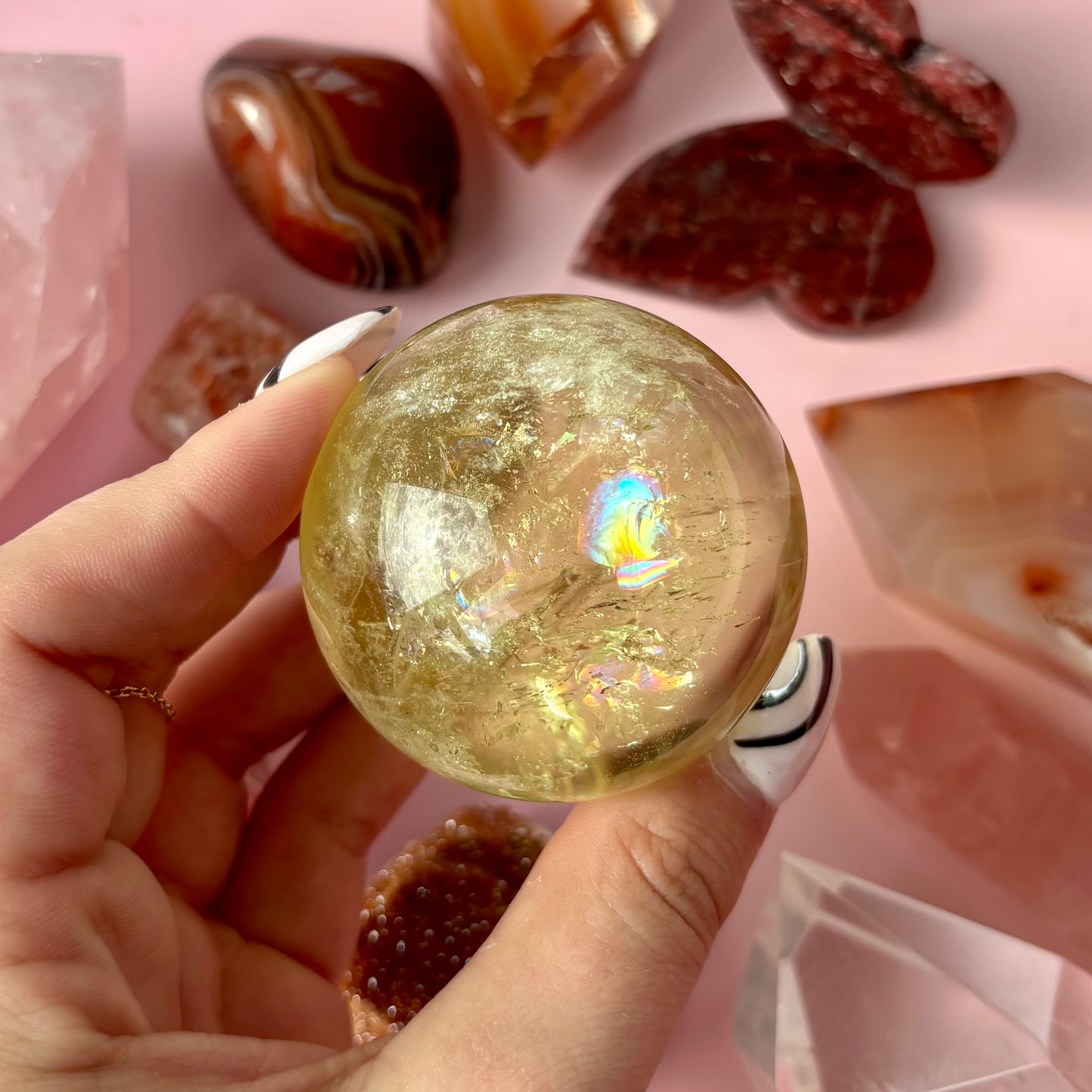 CITRINE SPHERES (HTA)