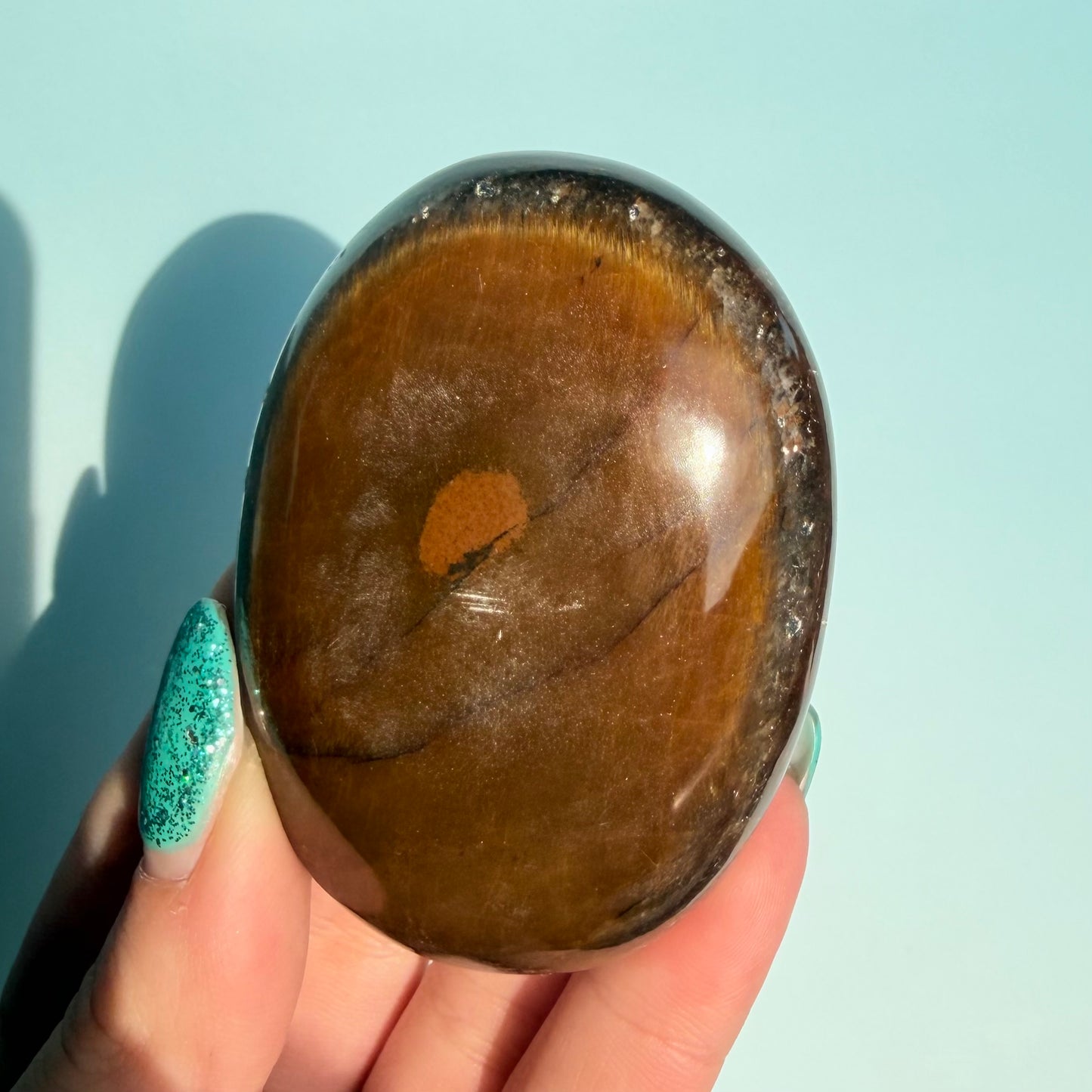 TIGERS EYE PALMSTONE