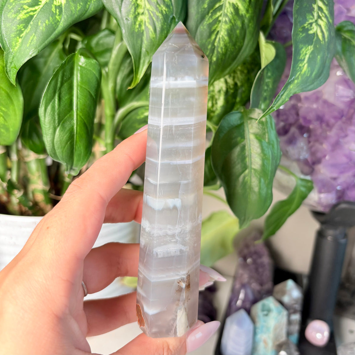 STRIPE AGATE TOWERS