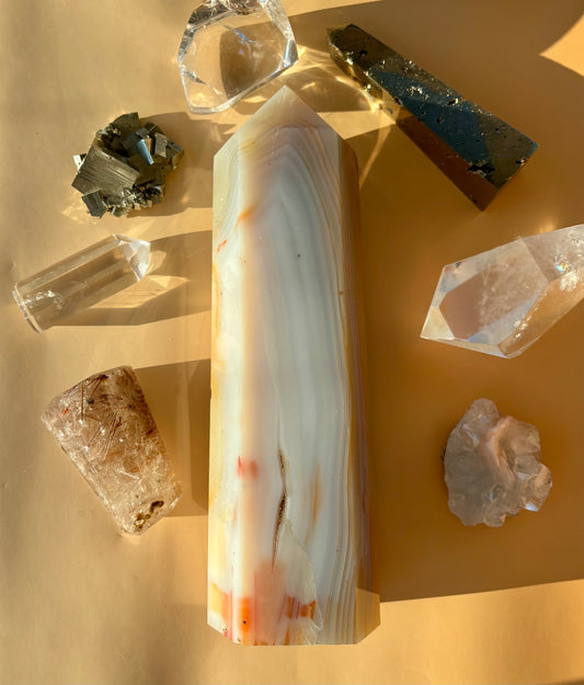 BANDED AGATE TOWER - 145