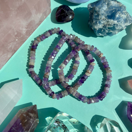 AMETHYST FLAT BRACELET