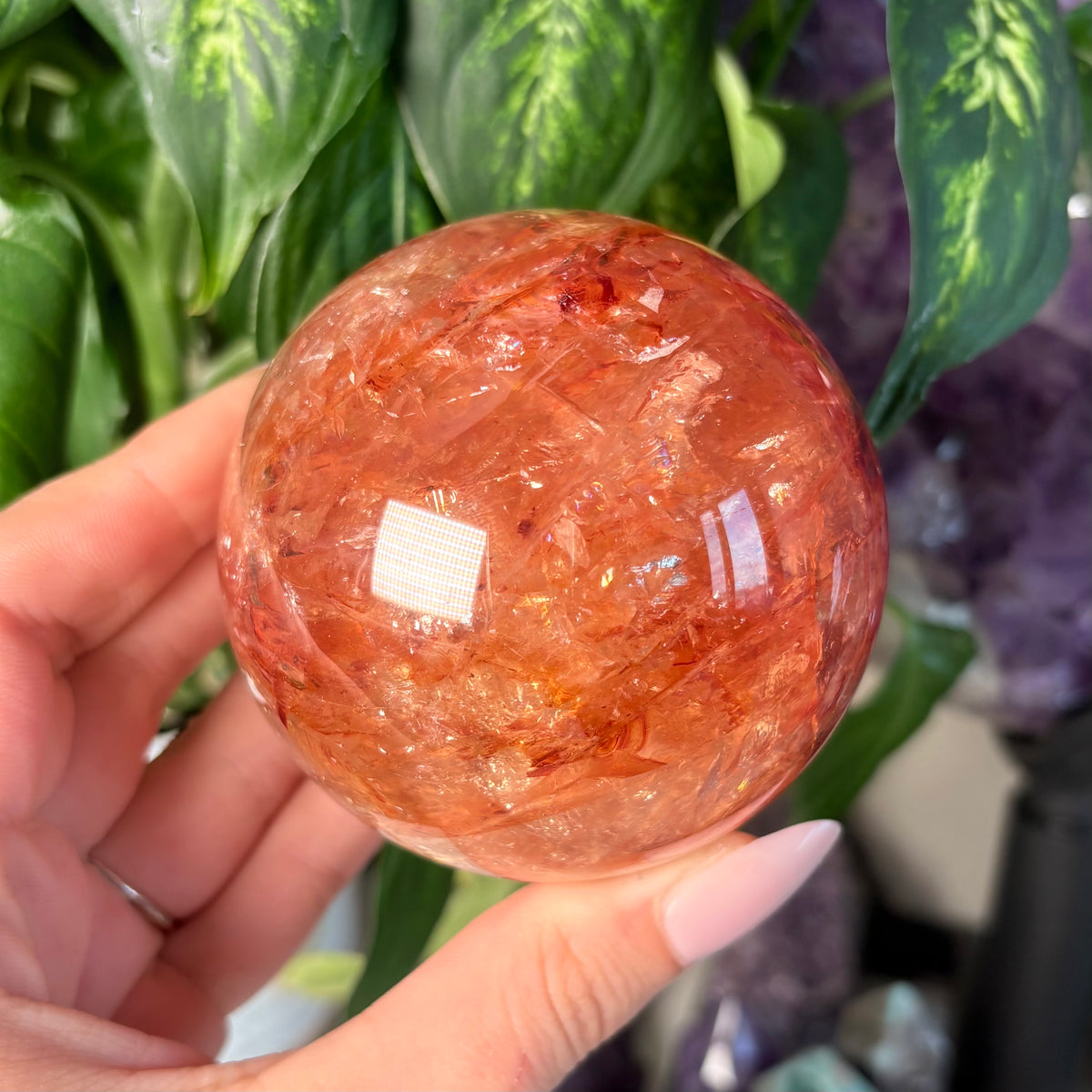 FIRE QUARTZ SPHERES