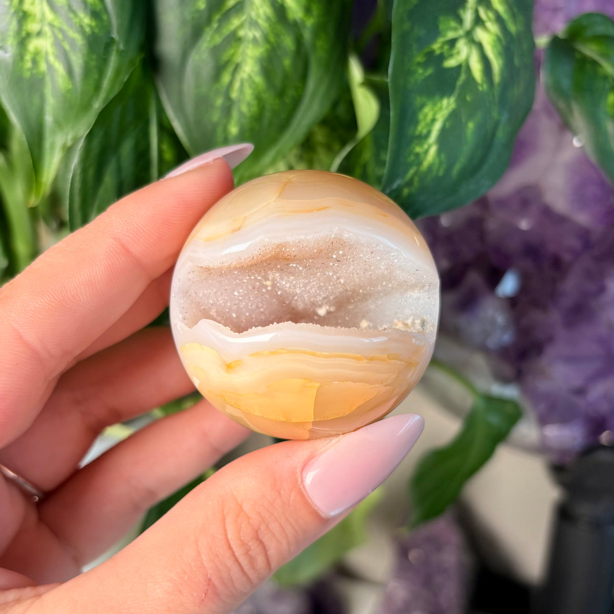 AGATE DRUZY SPHERES