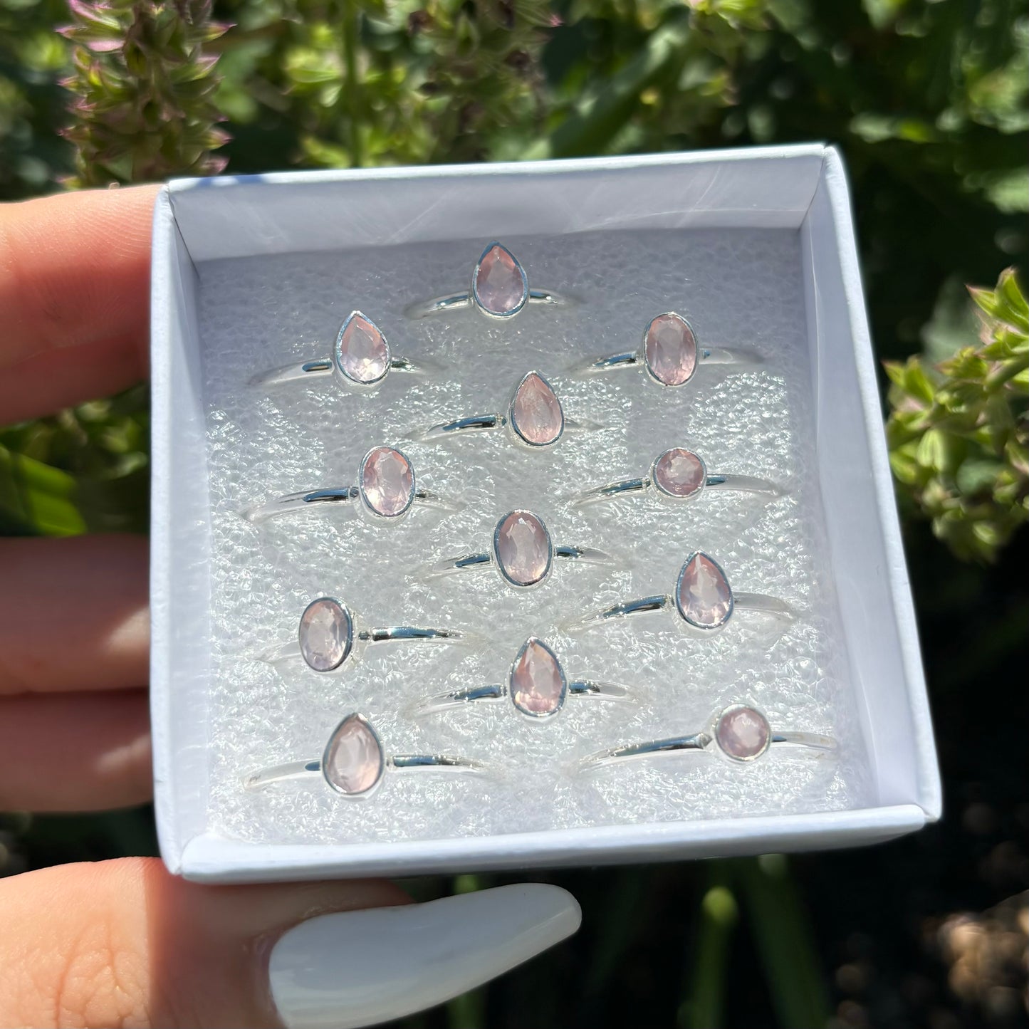 ROSE QUARTZ RINGS