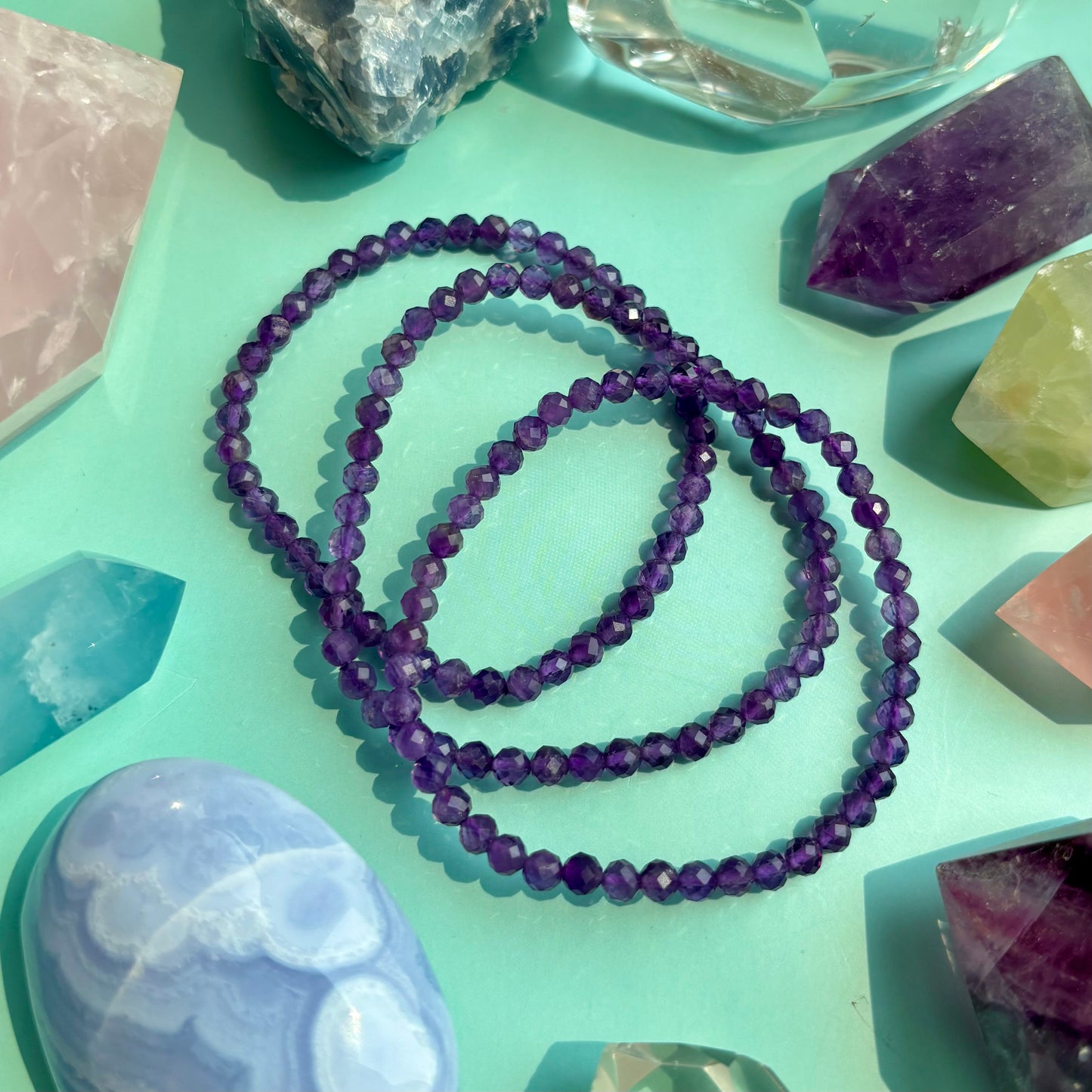 AMETHYST BRACELET - FACETED