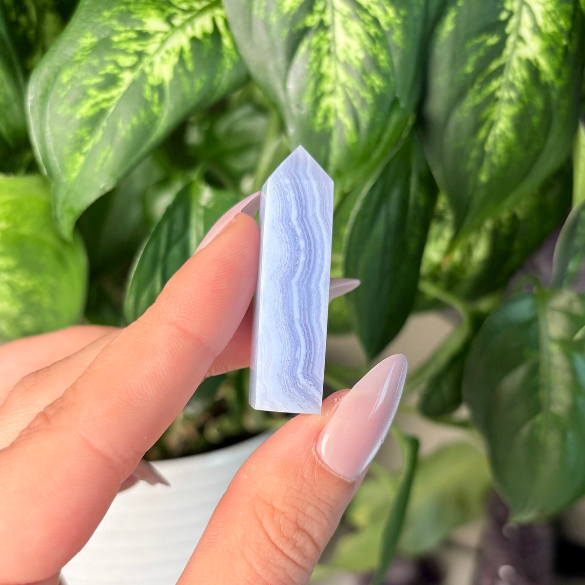 BLUE LACE AGATE TOWERS