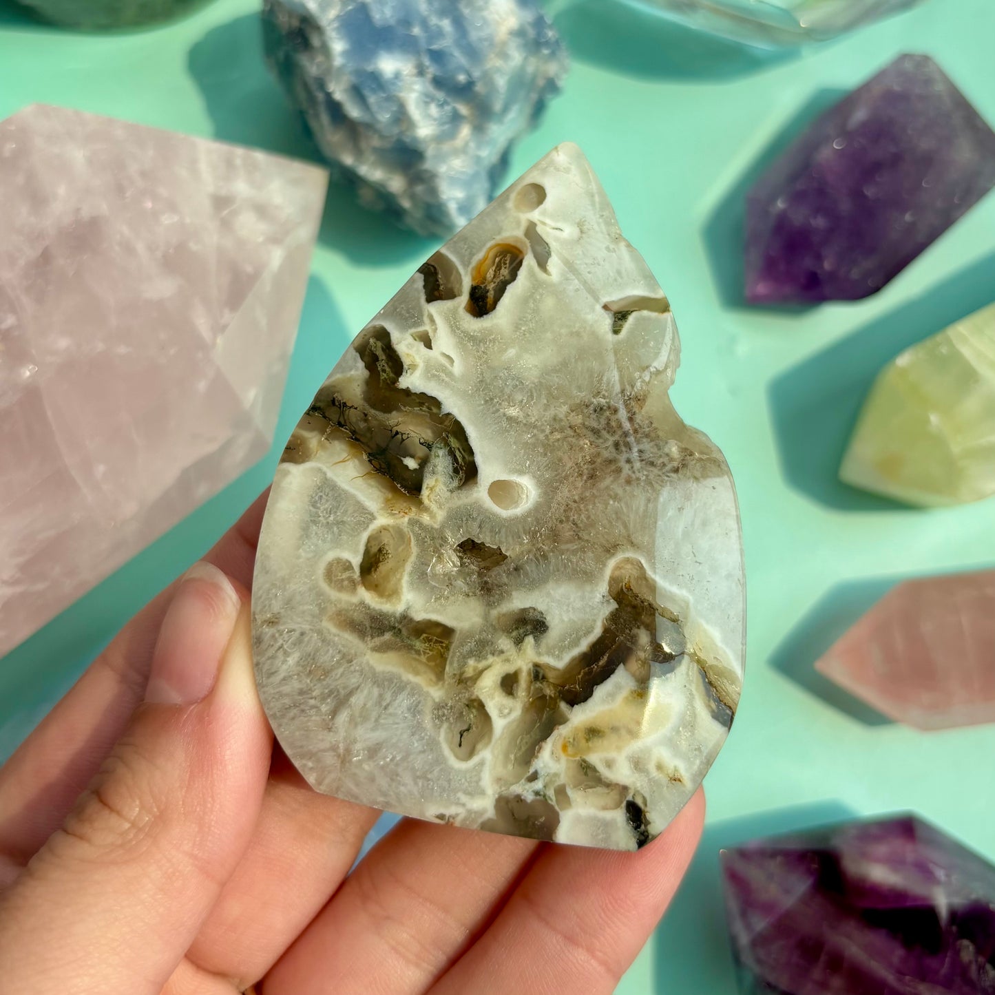 MOSS AGATE FREEFORMS