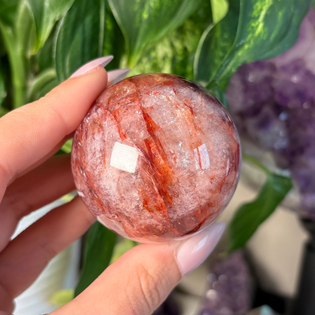 FIRE QUARTZ SPHERES
