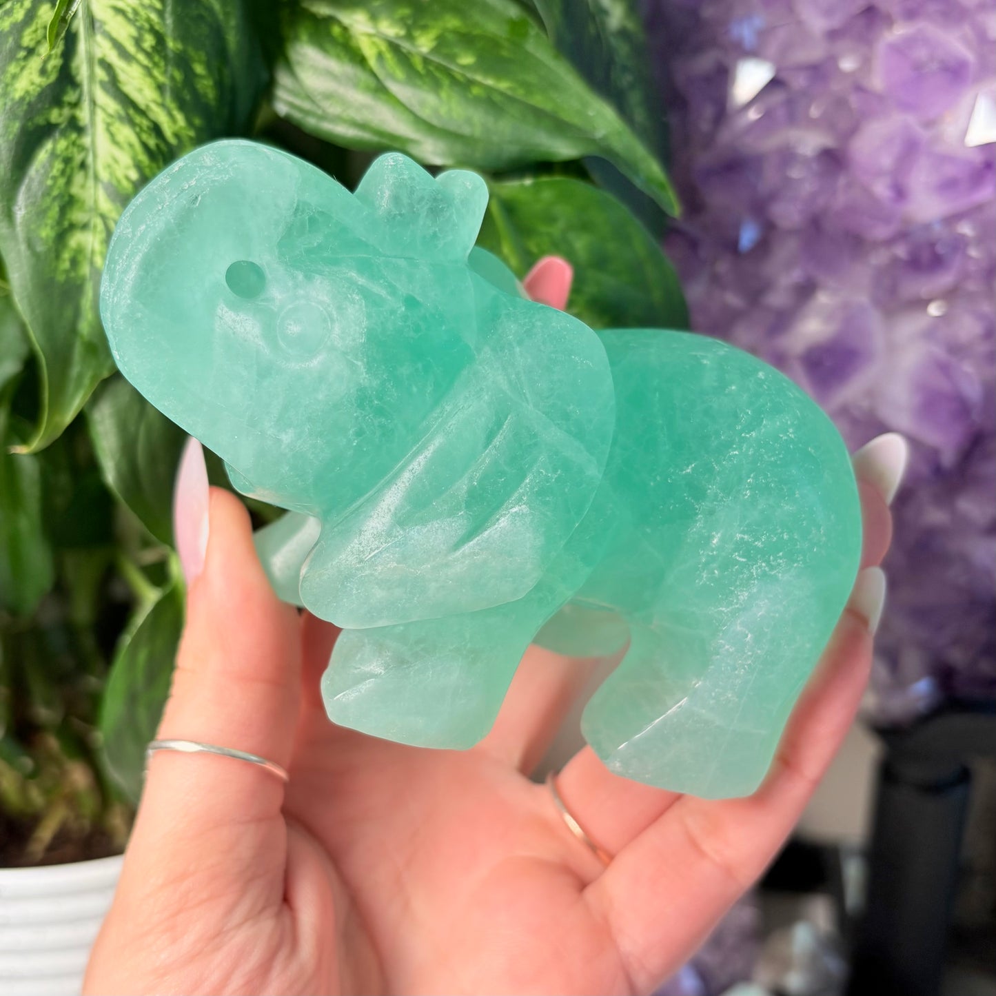 FLUORITE ELEPHANT