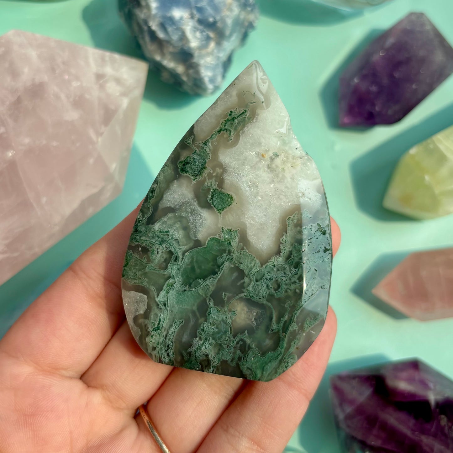 MOSS AGATE FREEFORMS