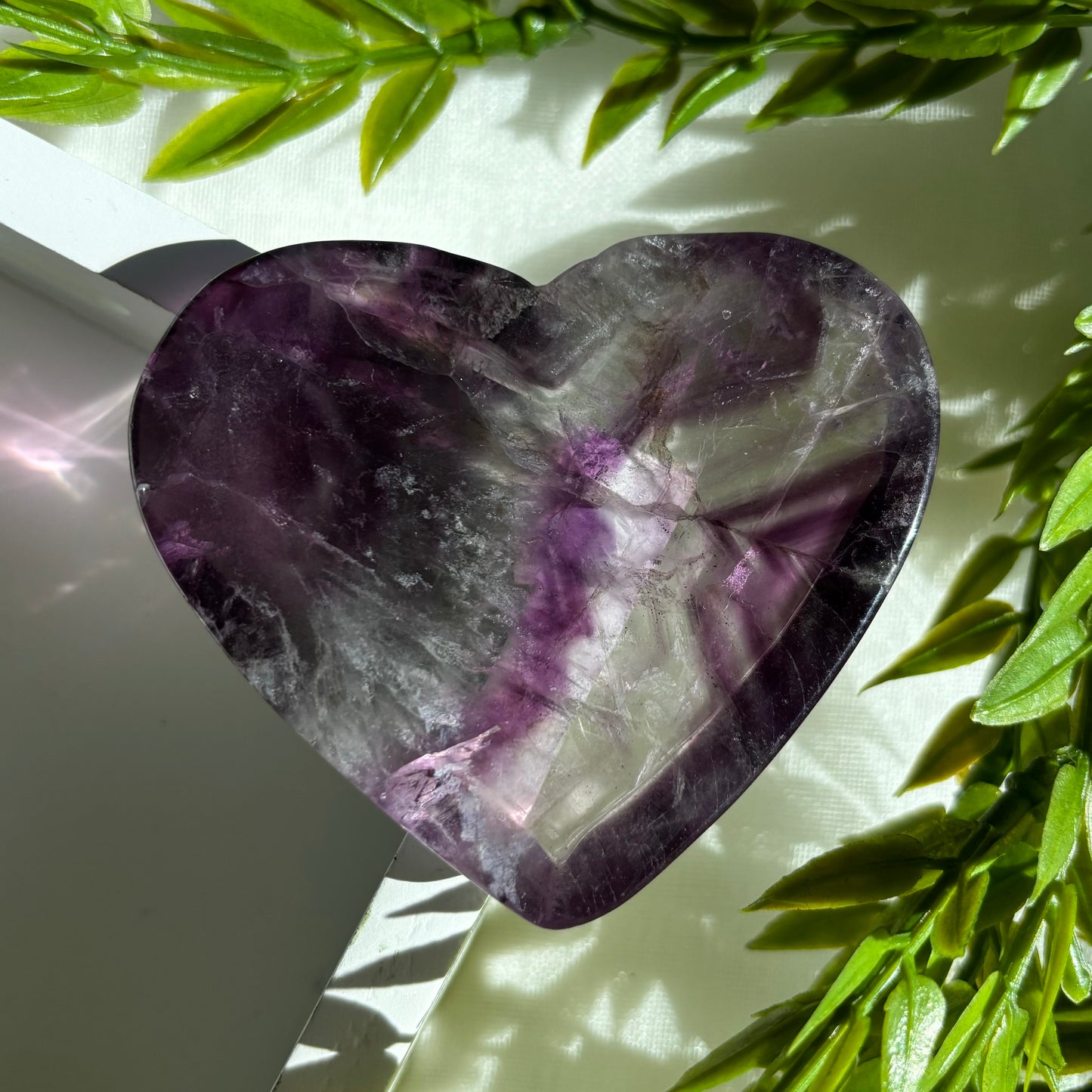 FLUORITE HEART BOWLS