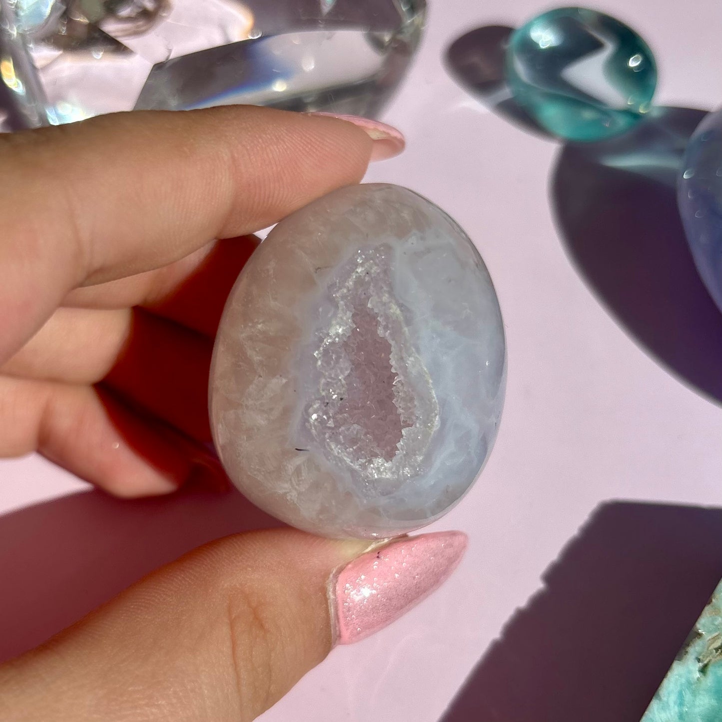 AGATE DRUZY EGGS
