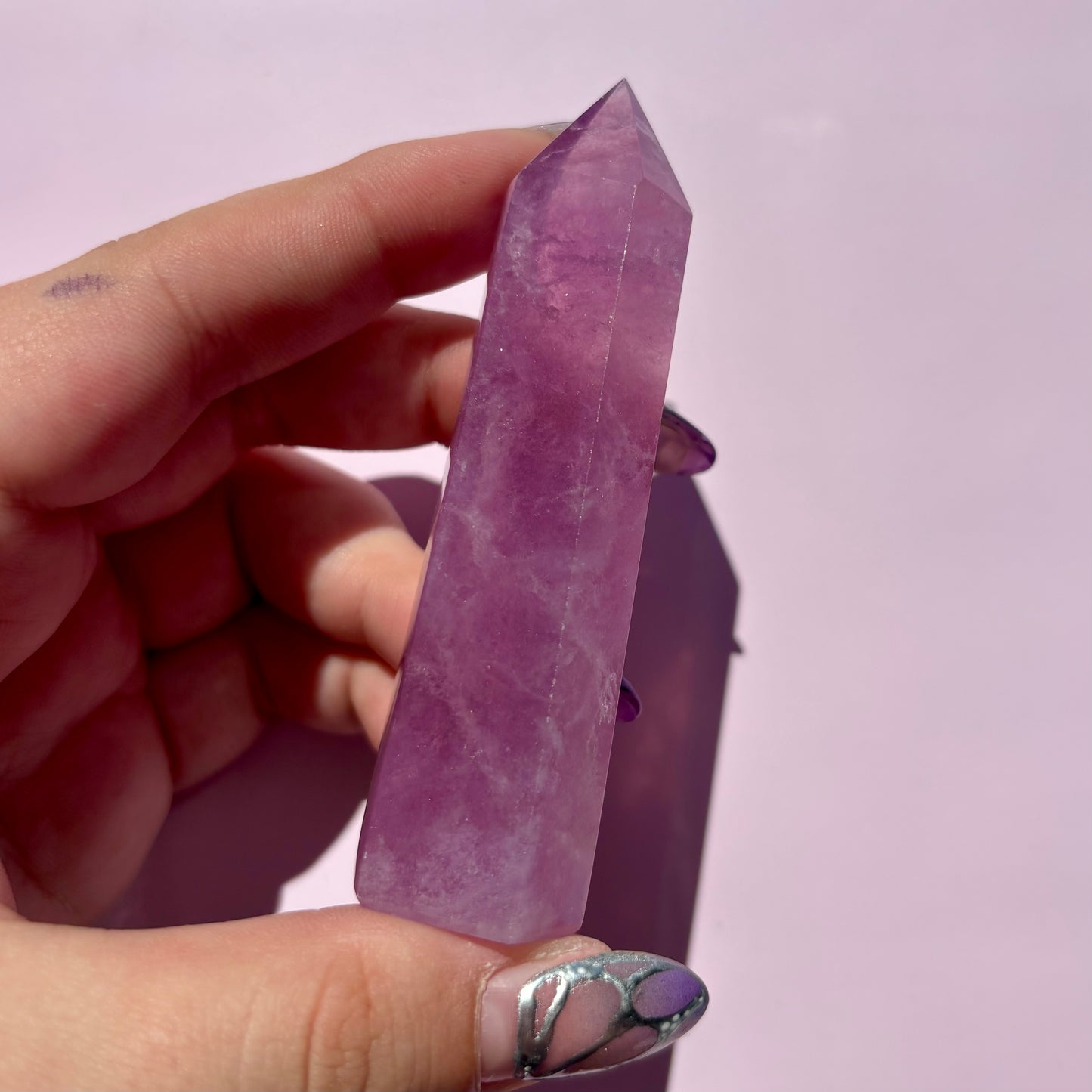 PURPLE FLUORITE TOWERS