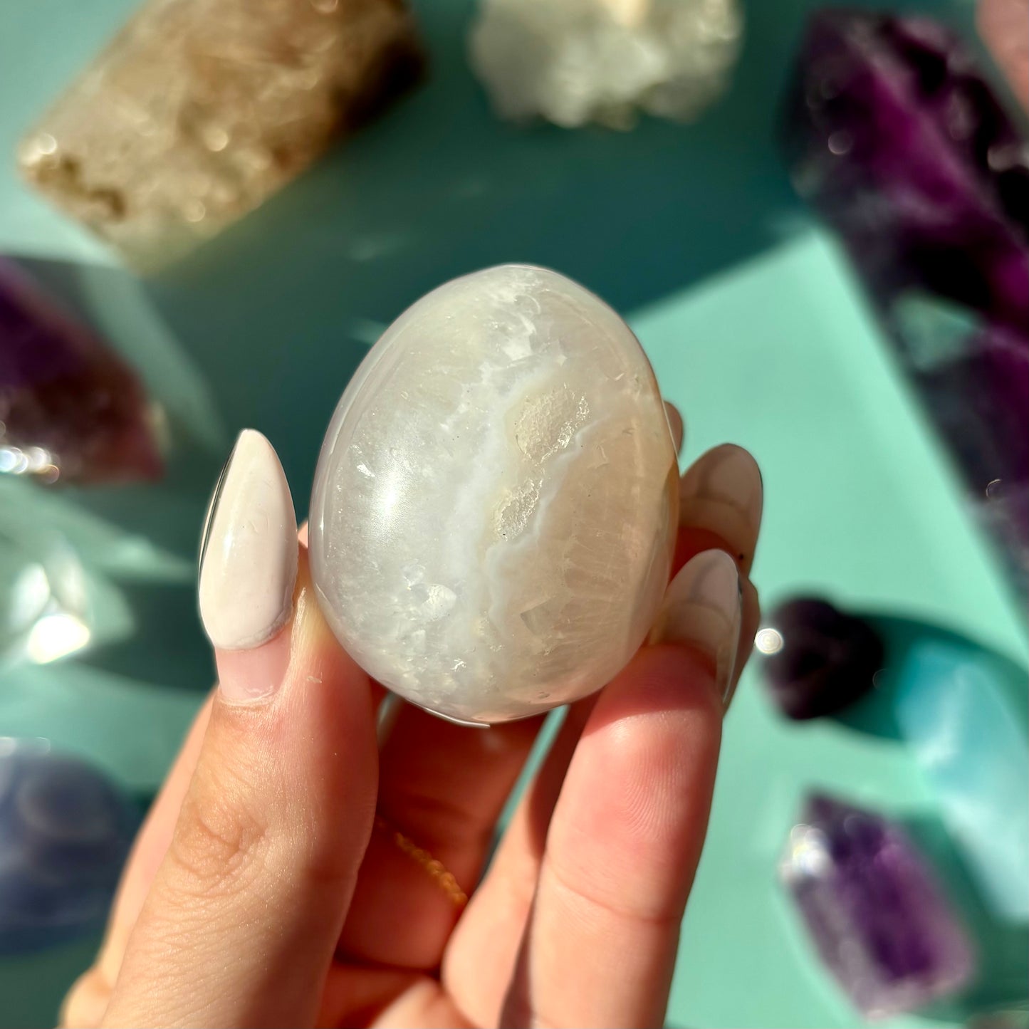AGATE DRUZY EGGS