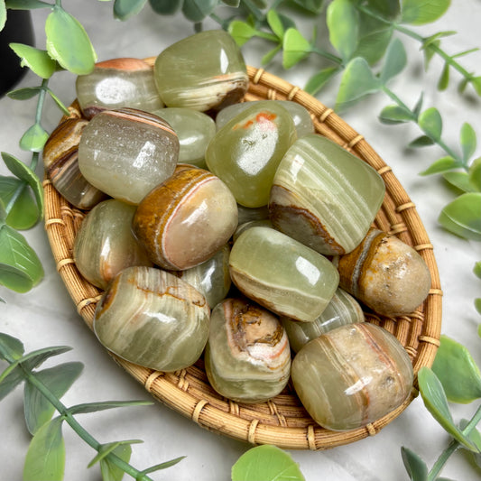GREEN ONYX TUMBLE