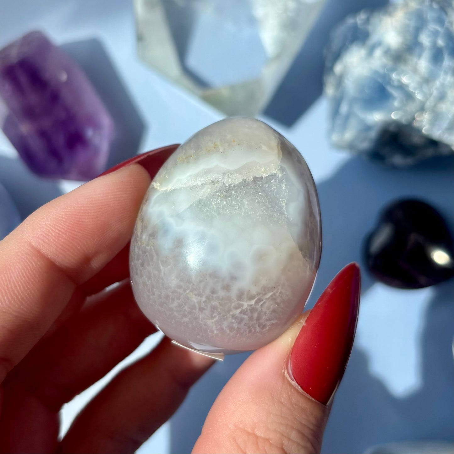 AGATE DRUZY EGGS