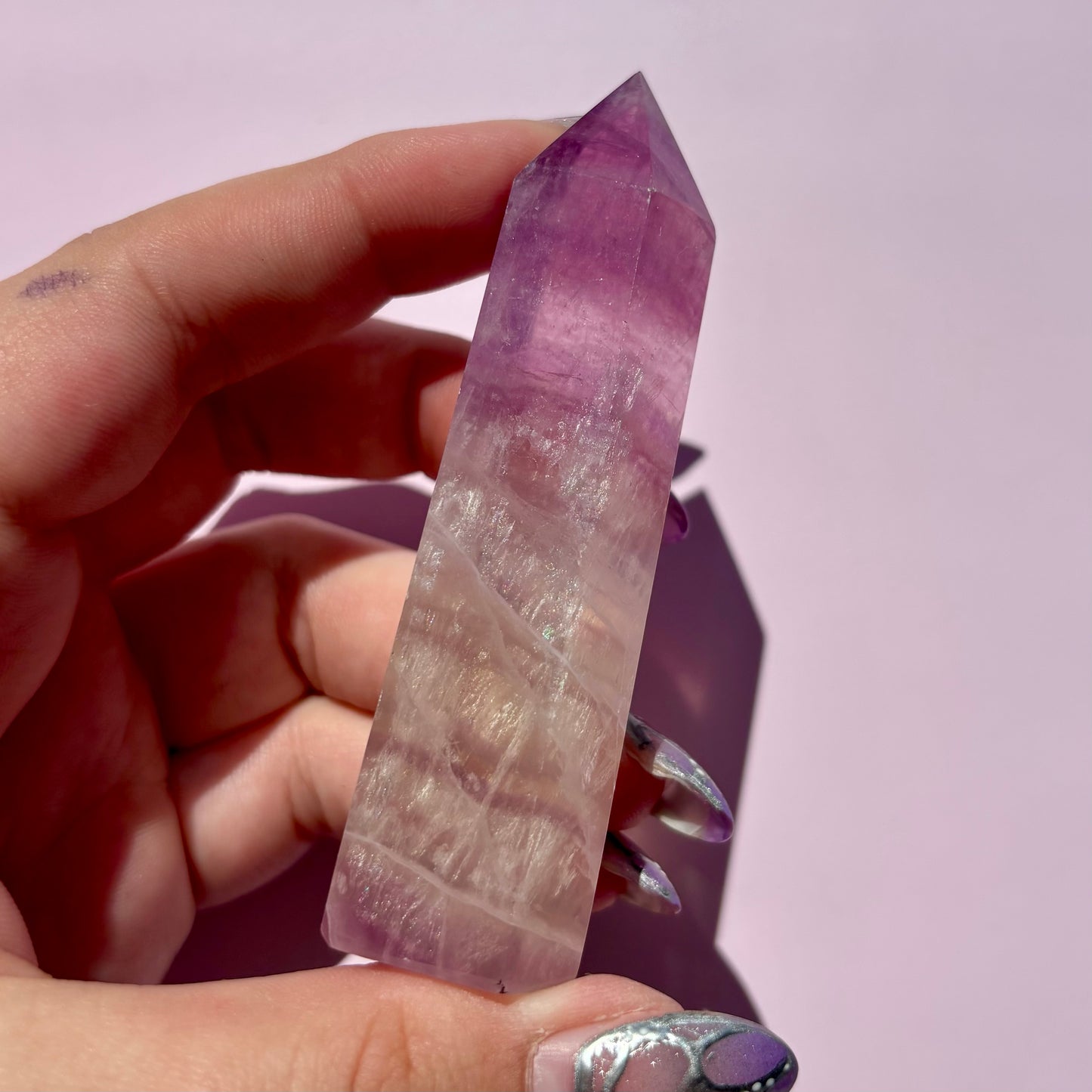 PURPLE FLUORITE TOWERS