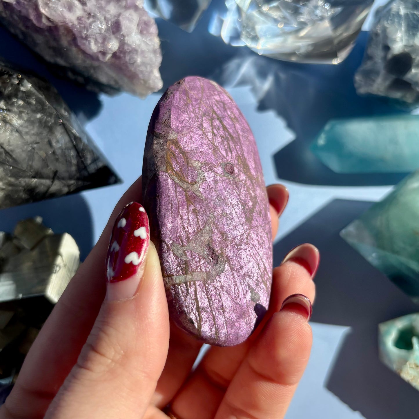PURPURITE PALMSTONES