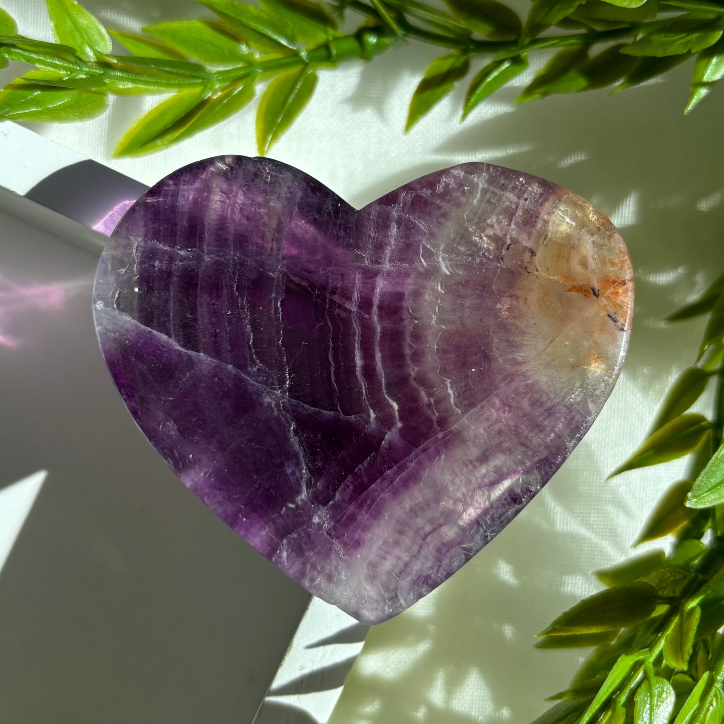 FLUORITE HEART BOWLS