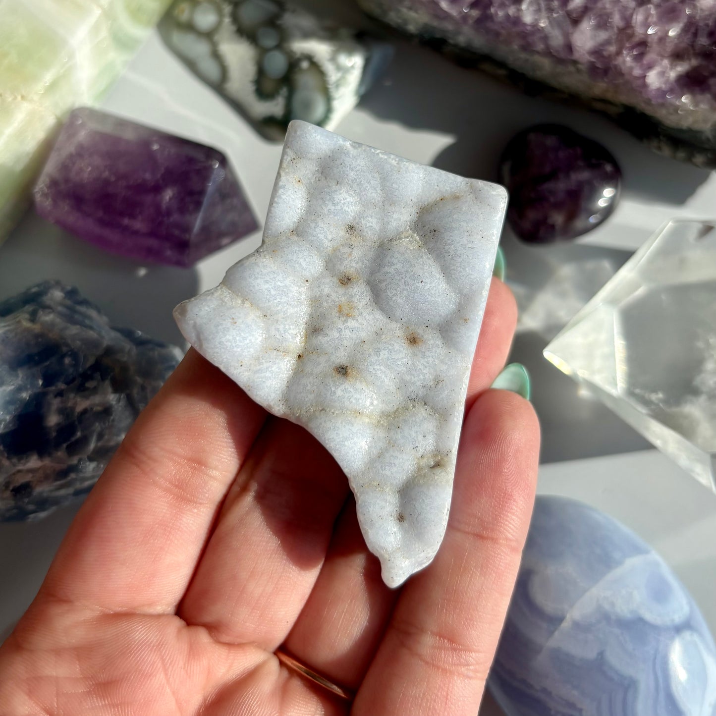BLUE LACE AGATE FREEFORM