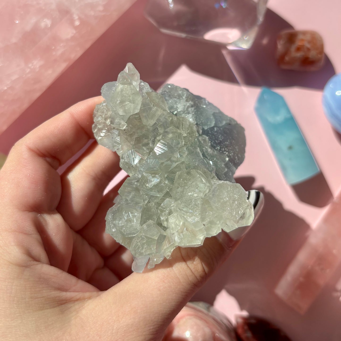 BLUE FLUORITE SPECIMENS