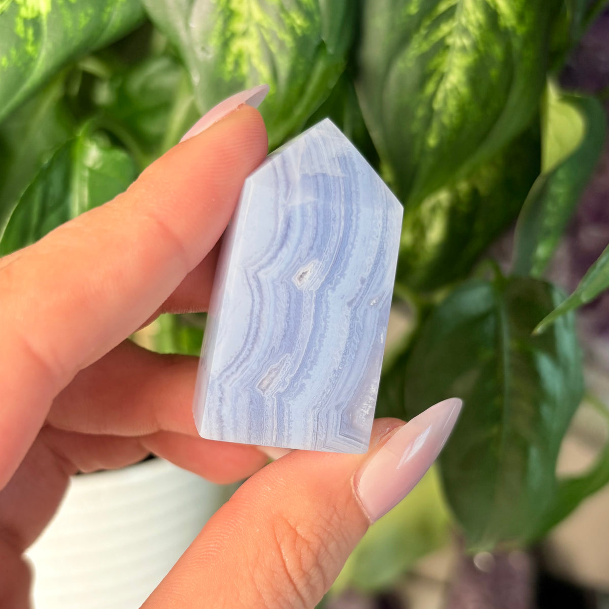 BLUE LACE AGATE TOWERS