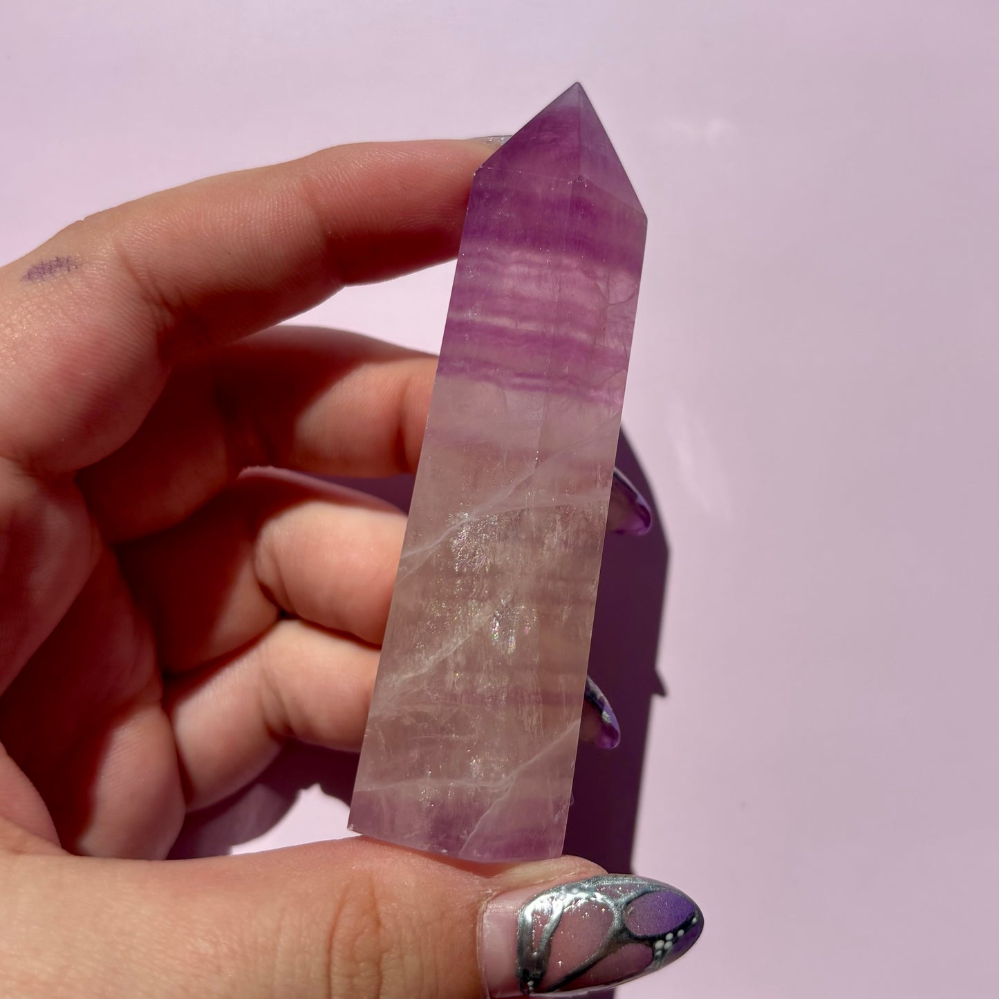 PURPLE FLUORITE TOWERS