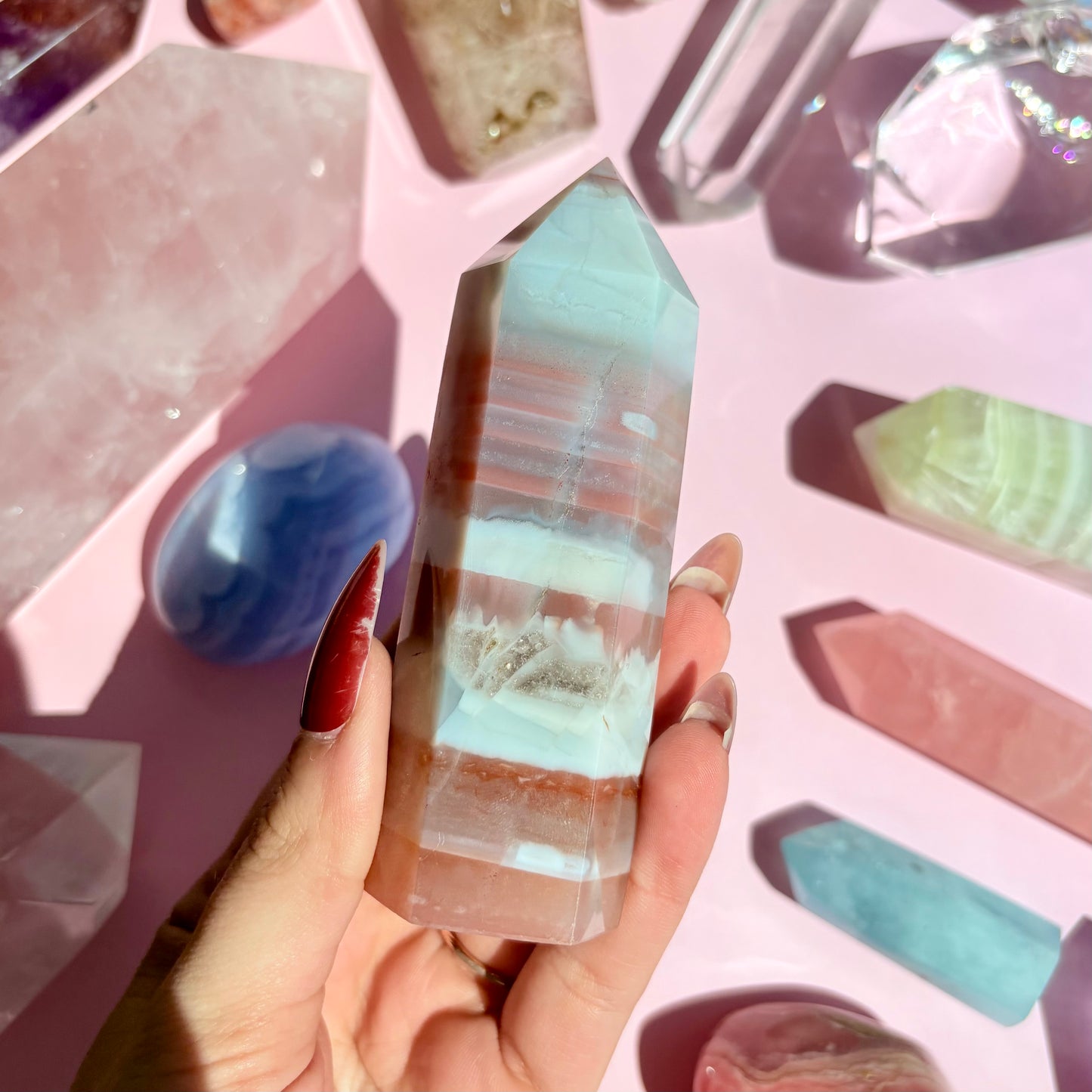 STRIPE AGATE TOWER