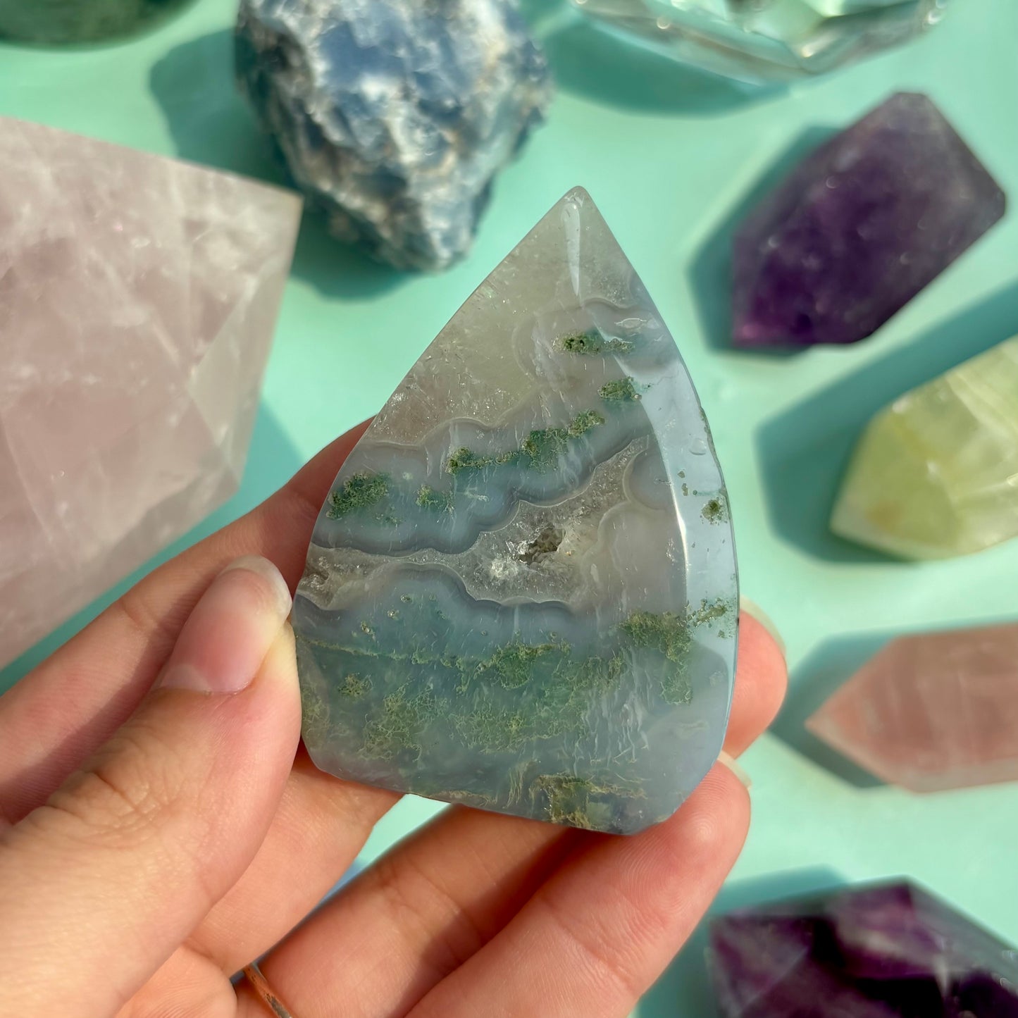 MOSS AGATE FREEFORMS
