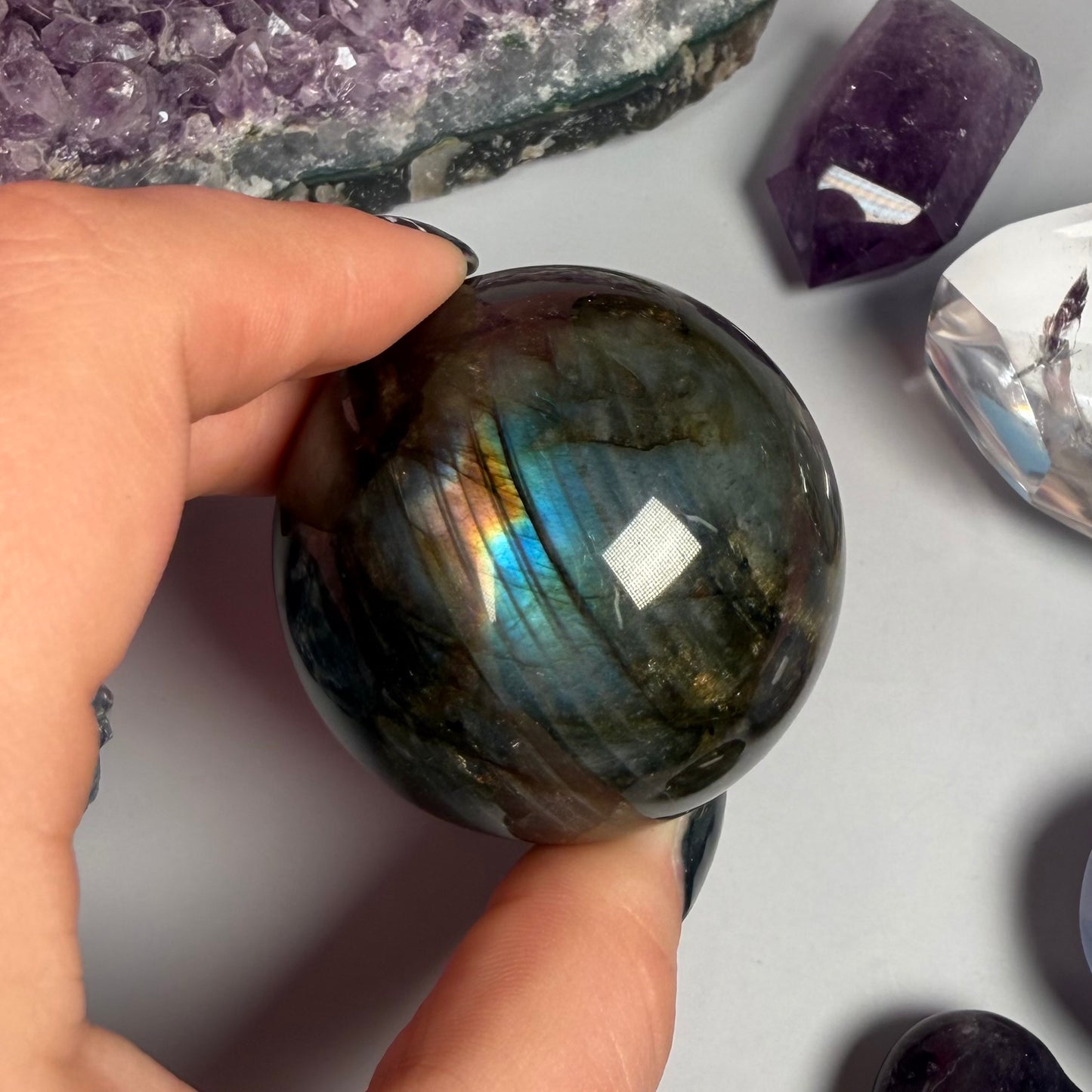 LABRADORITE SPHERES