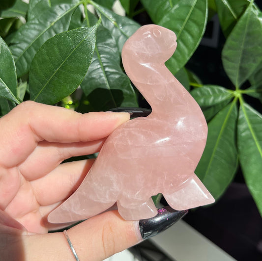 ROSE QUARTZ DINOSAURS