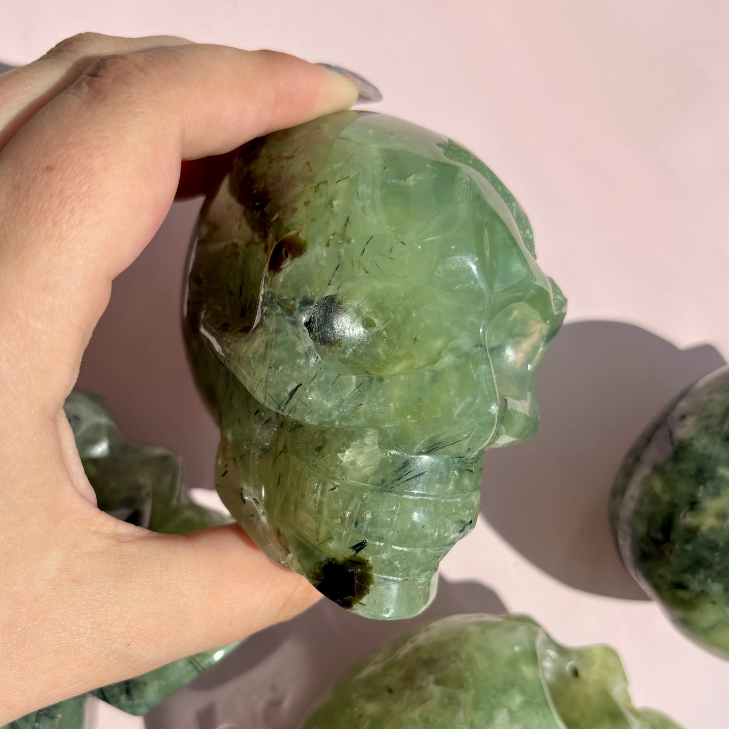 PREHNITE SKULLS