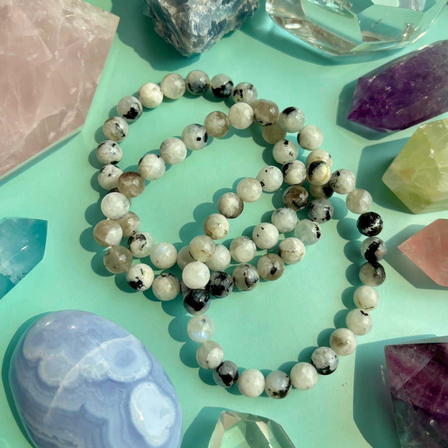 RAINBOW MOONSTONE BRACELET